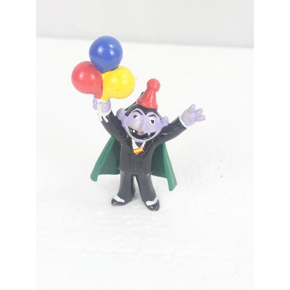 Vintage Applause the Muppets Sesame Street the Count With Balloons Toy Figure